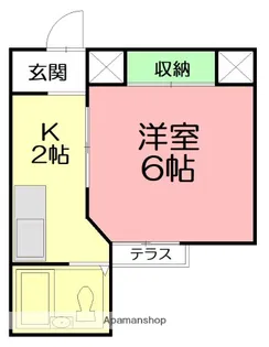 メゾン プチ・ボワ【2階】の間取り