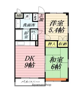 丸山ビル【3階】の間取り
