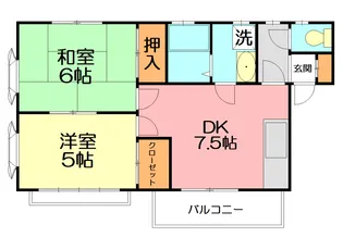 グリーンノーディ【2階】の間取り