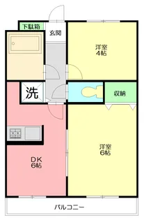 ワコーレエレガンス秦野【2階】の間取り