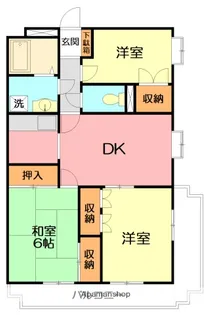 マーカスヒル湘南【4階】の間取り