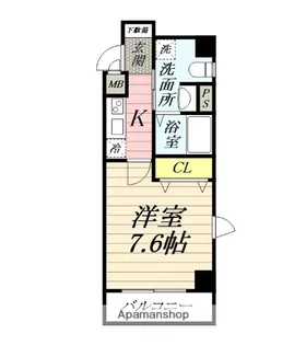 ルミエール藤沢【2階】の間取り