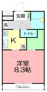 サザンクロス茅ヶ崎【2階】の間取り