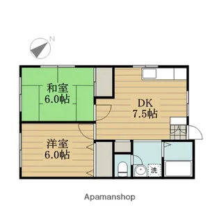 ヴィラ元町【1階】の間取り