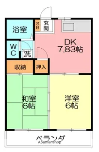 ハイム湘南【2階】の間取り