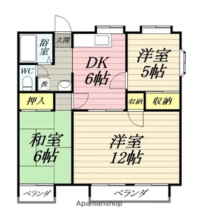 ハイム湘南【3階】の間取り