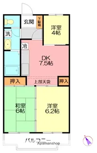セジュール湘南【3階】の間取り