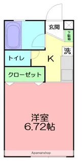 クレシアⅠ【2階】の間取り