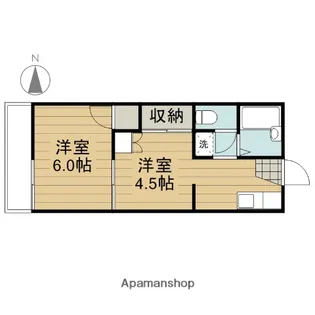 弥生ハイツ【2階】の間取り