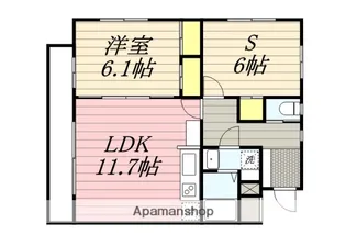 HS茅ヶ崎【2階】の間取り