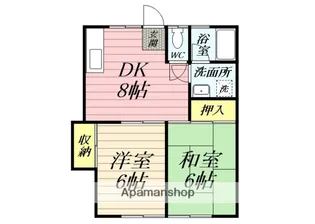 スカイハイツ【1階】の間取り