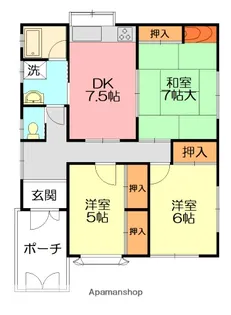 カーサボスコ【1階】の間取り
