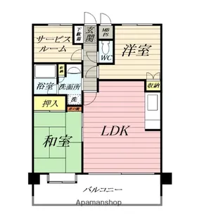 ライオンズマンション茅ヶ崎第2【2階】の間取り