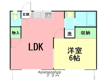 茅ヶ崎トラッドA【101号室】の間取り