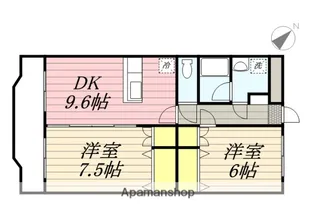 グランディールS【1階】の間取り