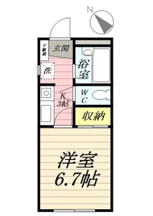 レスト湘南【2階】の間取り