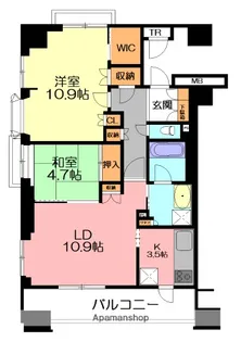 D’クラディア本厚木【4階】の間取り