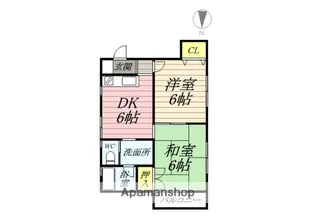 コーポ青木【2階】の間取り