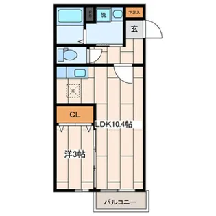 ドルチェ湘南【1階】の間取り