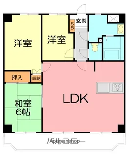 エクセル伊勢原【4階】の間取り