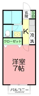 ラッテカルドⅡ【1階】の間取り