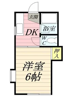 鶴巻エイトハイム【101号室】の間取り