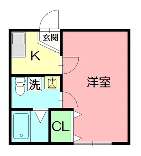 ベルウッド小田原【0102号室】の間取り