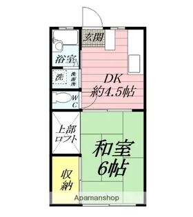 チェリーハイツB【2階】の間取り