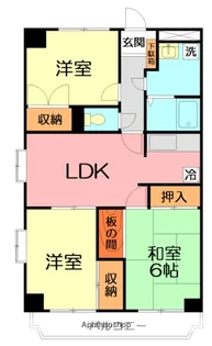 UNO PALACE【1階】の間取り