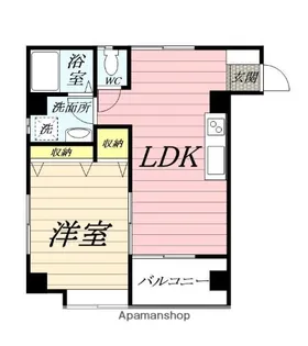 中川ビル【4階】の間取り