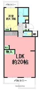 キャッスル富水【2階】の間取り