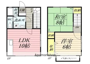 コーポスヤマ【2階】の間取り