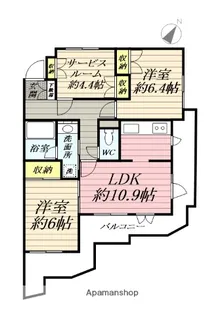 RELIS藤沢本町【2階】の間取り