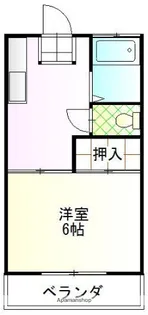 城所ハイツ【2階】の間取り