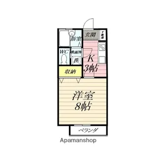 メゾンかくしょうえんC棟【2階】の間取り