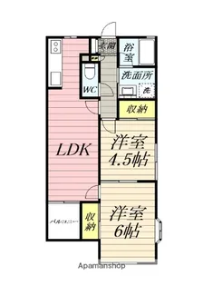 ロードリーT・Ⅰ【2階】の間取り