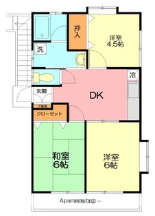 コーポフォレスト【1階】の間取り