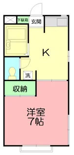 フェリース21【1階】の間取り