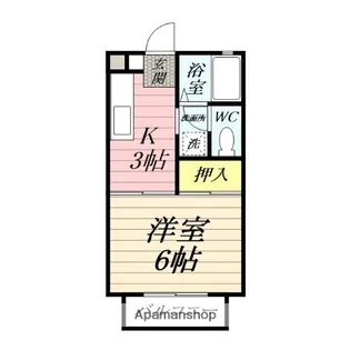 メゾンOKUTSU B【2階】の間取り