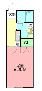 シェモア伊勢原【105号室号室】の間取り