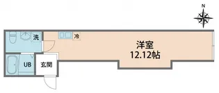 シェモア伊勢原【107号室号室】の間取り