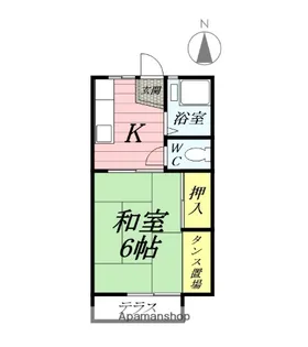 コーポ・和【1階】の間取り