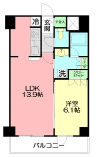 KENEDIX藤沢【7階】の間取り