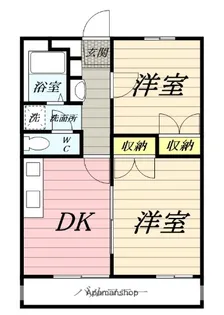 メイゾン・チュトワイエ白旗【2階】の間取り