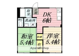 グリーンコーポ【1階】の間取り