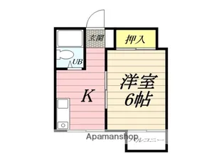 鈴川ハイツⅡ【2階】の間取り