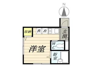 7THコーポ善行【103号室号室】の間取り