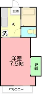 グリーンハイツ【2階】の間取り