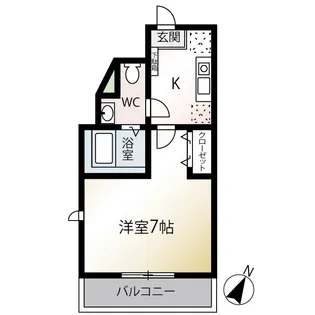 MQuarto湘南海岸公園Ⅱ【1階】の間取り