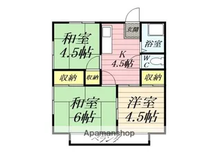渋沢ハイツNO.1【2階】の間取り